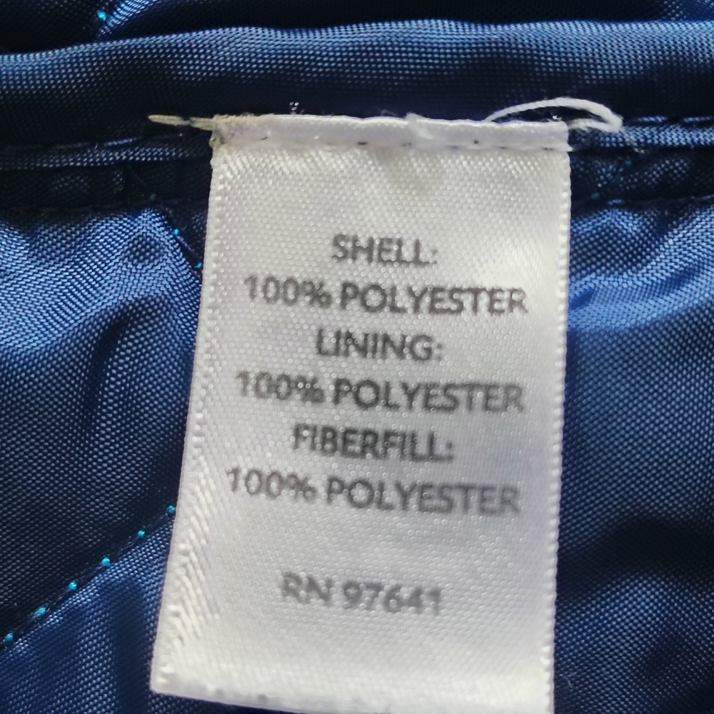 J.Jill Bright Turquoise Blue Quilted Vest Size XS – Like New - Picture 12 of 13